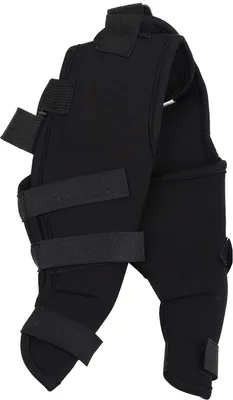 Produktbild von Haustier-Hinterbeinschutz für Hunde, verstellbare Kniestütze, Beinstütze für Hunde RecoverHJ25 – Schwarz XS