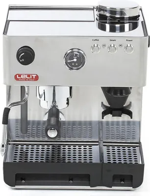 Produktbild von Lelit PL042EMI, Espressomaschine, 2,7 l, Kaffeebohnen, Gemahlener Kaffee, Eingebautes Mahlwerk, 1200 W, Edelstahl