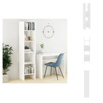 Produktbild von vidaXL Bücherregal Weiß 40x35x180 cm Holzwerkstoff -  Bücherregale & Bücherschränke