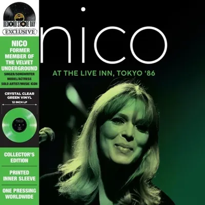 Obrázek produktu pro Nico - At The Live Inn Tokyo '86 (Record Store Day Edition) (Crystal Clear Green Coloured) (LP)