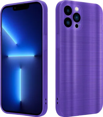 Produktbild von Cadorabo Hülle für Apple iPhone 13 PRO MAX Schutz Hülle in Lila Handyhülle TPU Silikon Etui Case