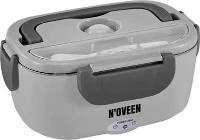 Produktbild von N'OVEEN Lunch Box Electric Warmer de Food LB2410 mit einem Fassungsvermögen de 1,6 Liter - 230 V + 12 V (Auto) bis zu 60 ° C für unterwegs