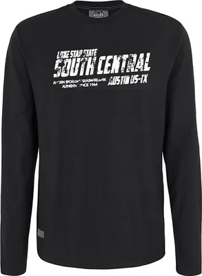 Produktbild von Übergrößen Longshirt Lone Star weiß AHORN SPORTSWEAR Schwarz 6XL