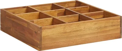 Immagine prodotto di Letto Rialzato da Giardino in Massello d'Acacia 60x60x15 cm
