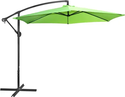 Image de Parasol déporté rond vert pomme – Diamètre 300 cm