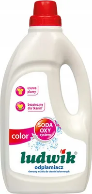 Zdjęcie produktu dla Ludwik color odplamiacz tlenowy w żelu do tkanin kolorowych 1l