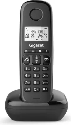 Immagine prodotto di Telefono fisso GIGASET Basic 100, vivavoce, display retroilluminato, rubrica con 50 contatti, blocco chiamate, nero