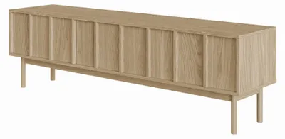 Obrázok produktu pre Selsey Neksto - TV stolík s 3 zásuvkami, dubový vzhľad, 170 cm