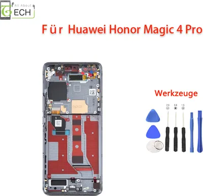 Produktbild von Original Huawei Honor Magic 4 Pro LGE-NX1 LCD Display mit Rahmen Bildschirm