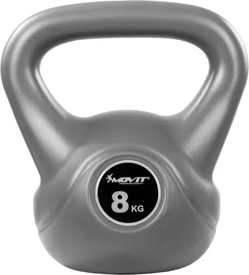 Obrázok produktu pre Kettlebell činka sivá - 8 kg