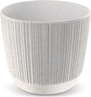 Image de Květináč RYFO ECO WOOD 16,8 cm - barva: bílá ECO