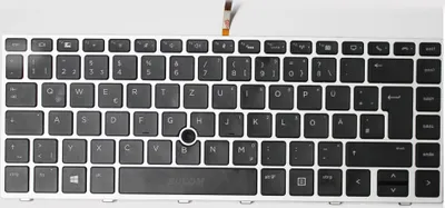 Produktbild von Tastatur für HP Elitebook 745 840 G5 G6 L14377-041  silber Rahmen mit Backlit