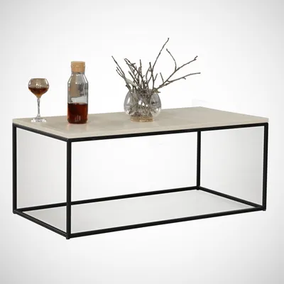 Produktbild von Skye Decor, Cosco - Oak, Couchtisch, Eiche, 100 % MELAMINBESCHICHTETE SPANPLATTEN, 95 x 55 x 43 cm