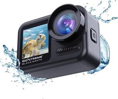 Produktbild von GoXtreme Black Manta, 5K Ultra HD, 24 MP, 30 fps, WLAN, 1050 mAh, 122 g