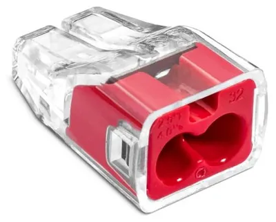 Productafbeelding van SCP2 snelle connectoren, ideaal voor het aansluiten van enkeldradige en meeraderige draden, 2-polig, 4 mm, 32 A, 450 V, 88000001S / 100 stuks /