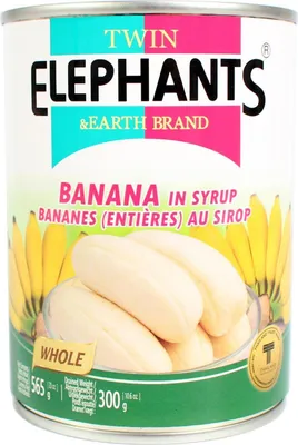 Produktbild von Twin Elephant Baby Bananen stark gezuckert für Asia Dessert 565g/ATG300g