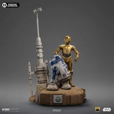 Produktbild von Star Wars - C3-PO and R2-D2 Deluxe - Art Scale 1/10