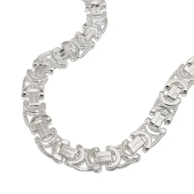 Produktbild von Kette 8x4mm flache Königskette Silber 925 50cm silber 8x4mm