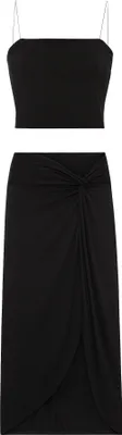 Produktbild von LSCN by Lascana Spaghettitop 2 -teilig schwarz Größe 44