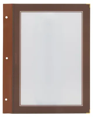 Produktbild von Securit Menü Speisekarte| Menümappe A4 Inserts - Brown