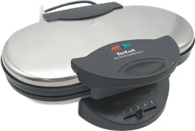 Productafbeelding van Tefal WM 311 D Hartvormige Wafelijzer, dubbel, zwart/zilver