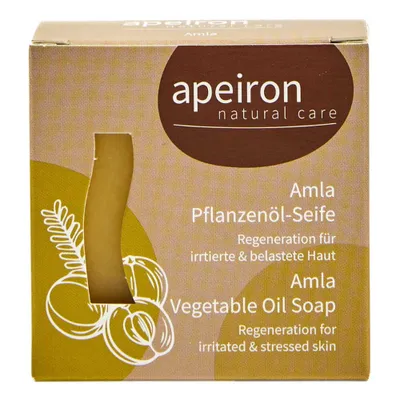 Produktbild von Apeiron Pflanzenöl-Seife Amla Bio – Regeneration für Haut, Bio 100g