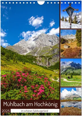 Produktbild von Mühlbach am Hochkönig (Wandkalender 2025 DIN A4 hoch), CALVENDO Monatskalender