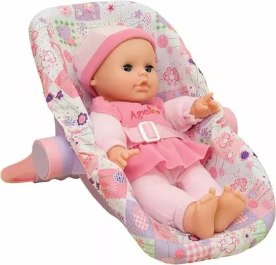 Image de DROMADER Poupée Agusia avec porte-bébé 00385 03855