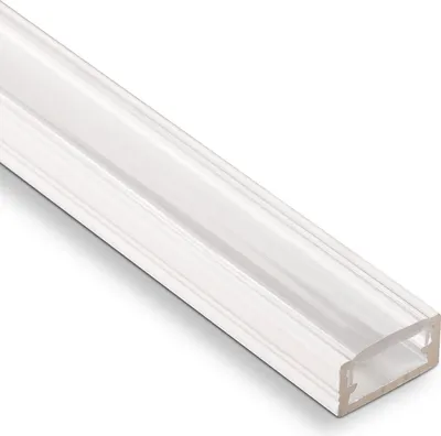 Produktbild von 3 Stück LED Profil-11 Weiß Aufbauprofil 2000 x 14 x 7 mm mit klarer Abdeckung