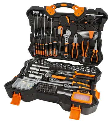 Image de Jeu d'outils à main, haut de gamme, 256 pièces, dans une mallette
