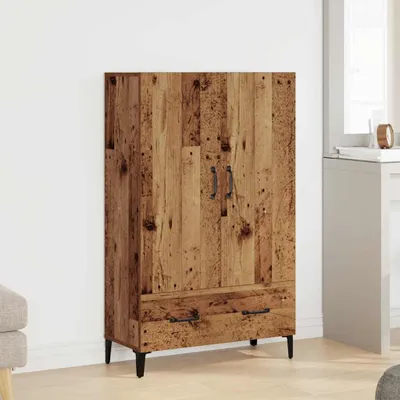 Produktbild von vidaXL Highboard Altholz-Optik 70x31x115 cm Holzwerkstoff