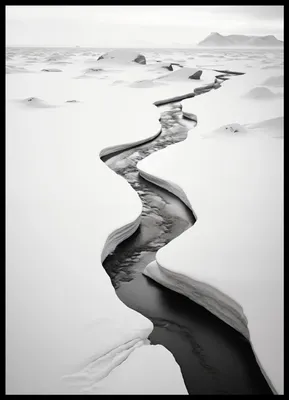 Produktbild von Plakat 50x70cm Frostspalten