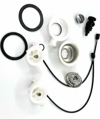 Produktbild von Schock Excenter - Siebkorbventil mit Ventilkelch / Siebkorbexcenterventil / Ersatzteil für Schock Spülen ab Mai 2000