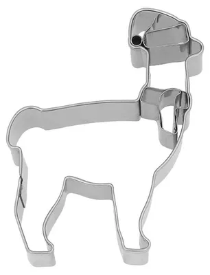 Produktbild von BIRKMANN Ausstechform Weihnachts-Lama, 9 cm, Edelstahl, 199507