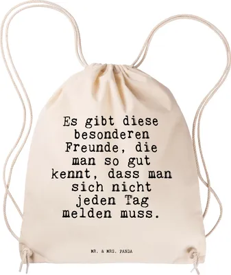 Produktbild von Mr. & Mrs. Panda beutelrucksack Es gibt diese besonderen... - Transparent - Geschenk, beste Freundin, wander rucksack, Kleiner, Kumpel, Sprüche, Jutebeutel, Freunde, gym