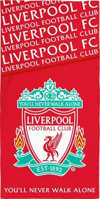 Produktbild von Liverpool FC - Handtuch, Wappen TC420 (Einheitsgröße) (Rot)