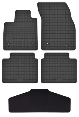 Produktbild von Gummimatten Fußmatten + Tunnel Schwarz für Ford Focus MK4 2018- Set 5-tlg