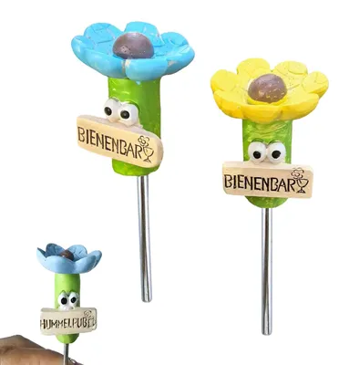 Insektentränke 2er-Set, Bienenbad, Höhe 8 cm, Harz, für Garten & Balkon