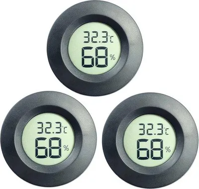 Productafbeelding van Hygrometer-thermometer met LCD-display - Nauwkeurige meting van temperatuur en luchtvochtigheid