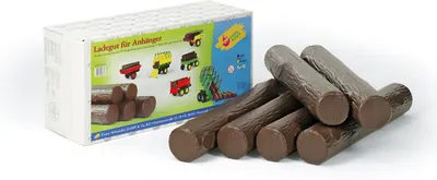 Immagine prodotto di Rolly Toys rollyTimber Kunststoff Holzstämme, für Traktoranhänger, Länge 58 cm