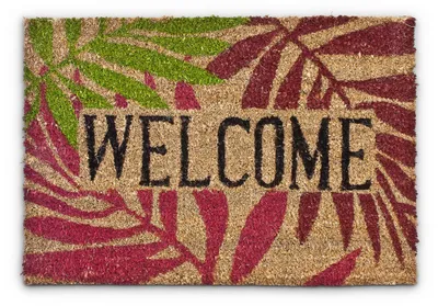 Kokos-Deurmat WELCOME 40x60 cm rechteckig Antirutsch