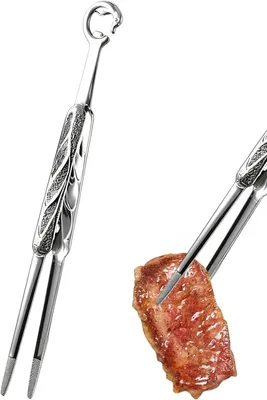 Produktbild von Kochpincet 2-in-1 Edelstahl 32 cm, Grillzange mit Flaschenöffner, für die Küche