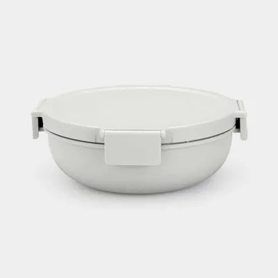 Produktbild von Brabantia Make & Take, Salatschüssel, Rund, Kunststoff, Grau, 1300 l, Persönlich
