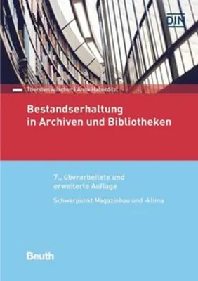 Zdjęcie produktu dla Bestandserhaltung in Archiven und Bibliotheken