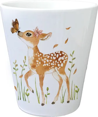 Produktbild von Reh Blumentopf im Aquarell-Stil