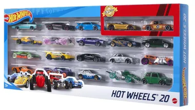 Productafbeelding van Mattel Hot Wheels set met 20 miniatuurauto’s H7045
