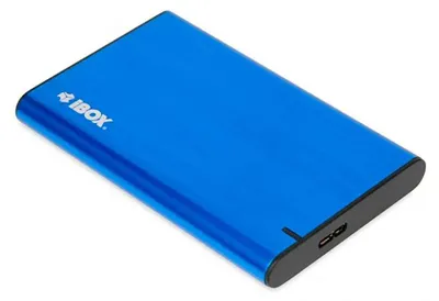 Produktbild von iBox HD-05, HDD / SSD-Gehäuse, 2.5", Serial ATA III, 5 Gbit/s, USB Anschluss, Blau