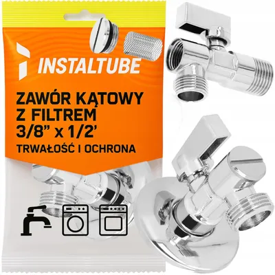 Obrázek produktu pro Idmar Ventil kulový rohový 1/2" x 3/8" s filtrem
