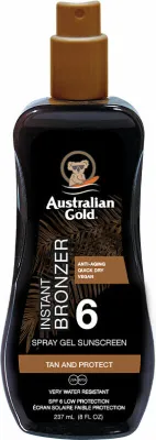 Zdjęcie produktu dla Australian Gold Żel W Sprayu Z Bronzerem SPF6