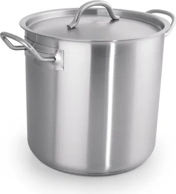 Produktbild von 2x Suppentopf mit Deckel Cookware 53, Ø 20 cm, Chromnickelstahl